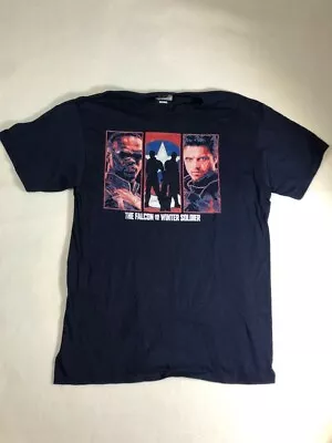 Buy Marvel Boys The Falcon And The Winter Soldier Panels T-Shirt Size L (8-20) • 8.01£