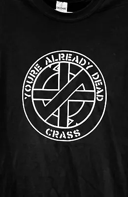 Buy Crass 'Your Already Dead' - NEW T Shirt, Punk, Anarchy • 15.99£