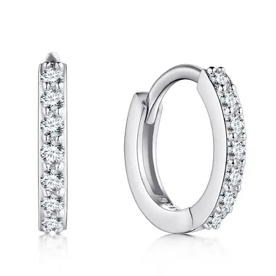Buy 925 Sterling Silver Huggie Hoop Stud Earrings Womens Girls Jewellery Gift New UK • 3.47£