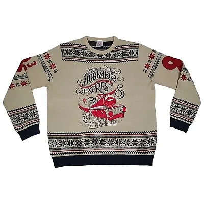 Buy Numskull Harry Potter Christmas Jumper Hogwarts Express Ugly Xmas Sweater XL • 29.99£