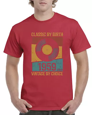 Buy Mens 65th Birthday Gifts For Him T Shirt 65th Present 65 Years Old Born In 1959 • 12.99£
