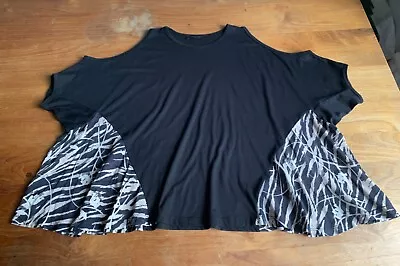 Buy AllSaints Cold Shoulder Kazuno Ella Relaxed Charcoal T-Shirt Size XS RRP £58 • 14.90£