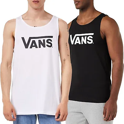 Buy Vans Mens Classic Summer Crew Neck Sleeveless T-Shirt Top Tee Vest Tank • 22.95£