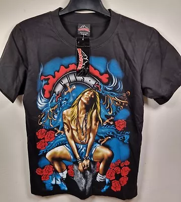 Buy Guns N Roses T Shirt Rock@Tees Double Sided Full Colour Print Axl BNWT SMALL  • 12.99£