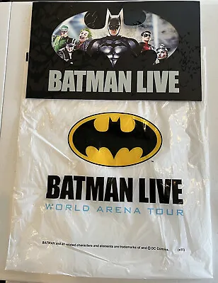 Buy Batman Live World Arena Tour Program Book And Merch Bag DC Comics Memorablila • 11.80£
