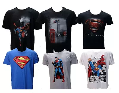 Buy Dc Comics Superman/man Of Steel T-shirts Rare Authentic Sizes S M L Xl 2xl • 14.95£