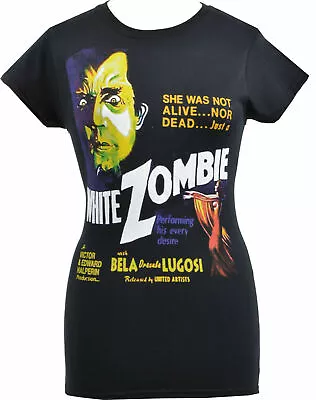 Buy Womens HORROR T-Shirt BELA LUGOSI Monster Vampire Dracula Vintage Film Poster • 20.50£