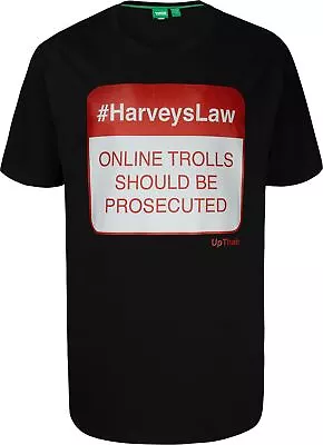 Buy Mens Uptheir Prosecute Trolls Chest Print T-Shirt Black S M L XL 2XL 3XL • 11.99£