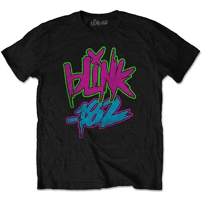 Buy Blink-182 Neon Logo T-Shirt Officially Licensed Unisex Size M FREE P&P • 14.99£