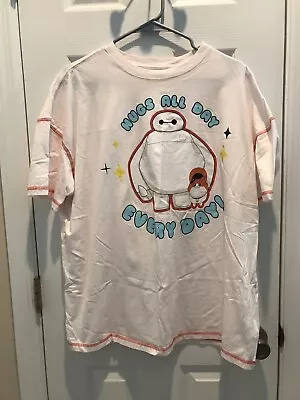 Buy Hugs All Day Every Day Disney Parks Baymax Shirt Mens Large • 14.20£