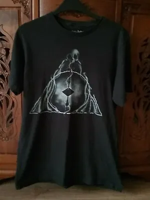 Buy Loot Crate Exclusive Harry Potter The Deathly Hallows T-Shirt Size Medium Used • 17.99£