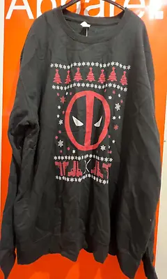 Buy Deadpool Christmas Jumper, Black / Red, Size 3XL, Brand New, Sf • 14.95£