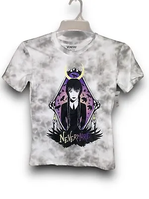 Buy Wednesday Addams Nevermore Graphic Adult Womens Juniors XS(1) Shirt NEW • 5.68£