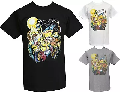 Buy SALE Mens Psychobilly T-Shirt Beer Hooligan Frankenstein Monster Creepers Zombie • 9.50£