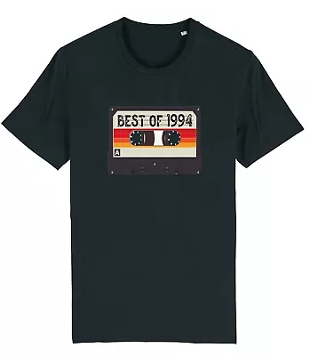 Buy Mens 30th Birthday T-Shirt Best Of 1994 Retro Cassette Tape Music 30 Year Old • 8.99£