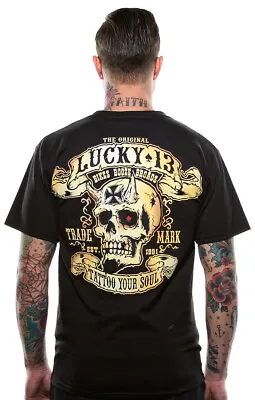 Buy Lucky 13 T-Shirt Booze, Bikes And Broads Black • 37.27£