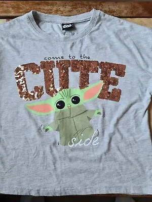 Buy Star Wars Kids Baby Yoda T Shirt (size 12) • 3.99£