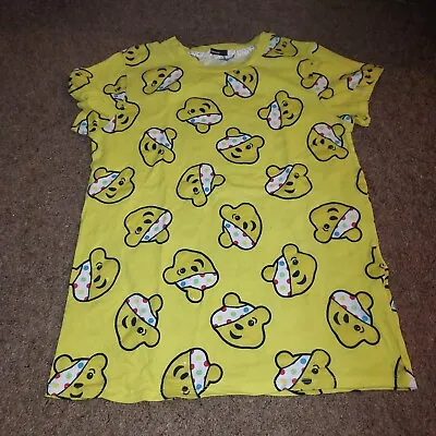 Buy Children In Need Charity T-Shirt Spotty Pudsey Bear, Size XS (6-8) • 4.99£