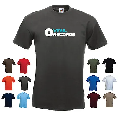 Buy 'Vinyl Records' Retro LP Turntables DJ Birthday Gift T-shirt Tee • 11.69£