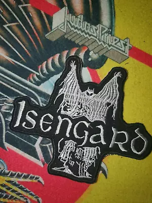 Buy Isengard Shape Patch Gestickt Black Metal Bathory Battle Jacket 6666 • 9.27£