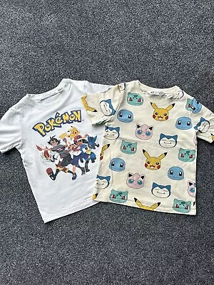 Buy Pokémon T-shirts Age 4-6 H&M • 0.99£