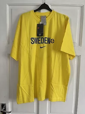 Buy Sweden Vintage Nike Total 90 Zlatan Ibrahimovic Soccer T Shirt XL BNWT • 42£