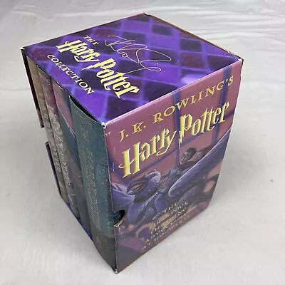 Buy Harry Potter Collection Books 1-4 Hardcover Scholastic Box Set American Editions • 90£