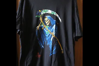 Buy SCREEN STARS Grim Reaper Black T-Shirt VINTAGE • 20£