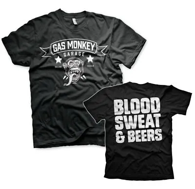 Buy New Gas Monkey Garage (GMG) Inspired  Blood Sweat Beers T-Shirt S-5XL • 18.99£