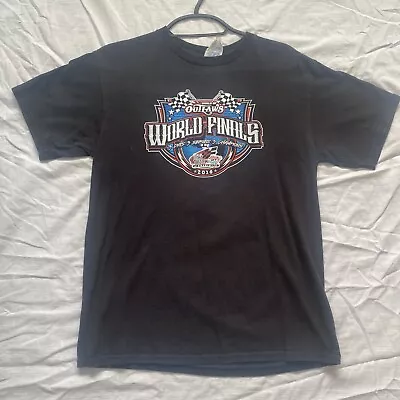 Buy World Of Outlaws T Shirt Black Small World Finals 2014 Dirt Track • 19.99£