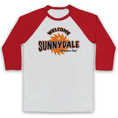 Buy Buffy The Vampire Slayer Welcome To Sunnydale Sign 3/4 Sleeve Baseball Tee • 23.99£