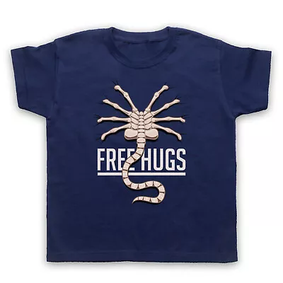 Buy Aliens Alien Unofficial Facehugger Free Hugs Film Space Kids Childs T-shirt • 16.99£