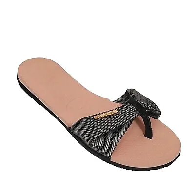 Buy Havaianas Women's You St. Tropez Shine Flipflops Beach Sandals US 7 • 33.15£