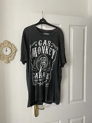 Buy Gas Monkey Garage T Shirt  Black Mens Tee, 2XL*Reduced* • 6.85£