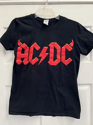 Buy AC/DC 2016 In Rock We Trust Kids SM Shirt Licensed Rock N Roll Music Band  Black • 7.10£