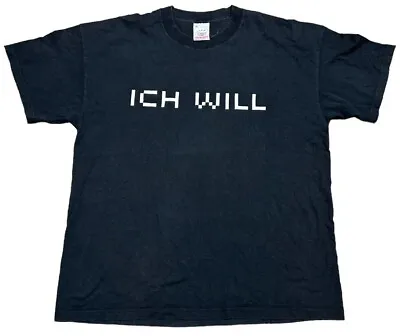 Buy Rammstein Ich Will Mutter Vintage Screen Stars Double Sided T Shirt XL • 80£