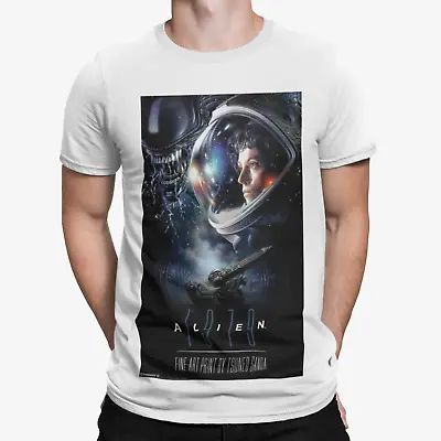 Buy Alien Space T-Shirt - Retro Film TV Movie 80s Cool Gift Arnie Sci Fi UK Predator • 8.39£