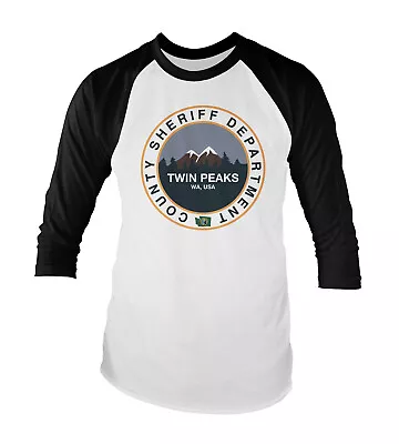 Buy Twin Peaks  T Shirt Baseball Top Unisex All Sizes  • 14.99£