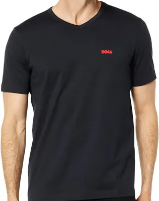 Buy Hugo Boss V Neck T Shirt Tee Men's Small Logo Short Sleeve Size S To XL • 22.75£