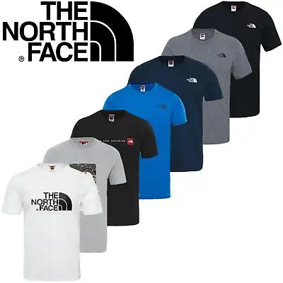 Buy The North Face T-Shirt Mens Logo Short Sleeved Tee Cotton Crew Top • 13.99£