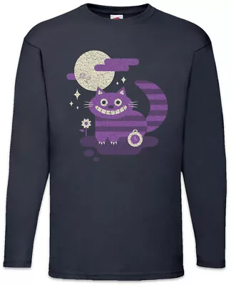 Buy Cheshire Cat Men Long Sleeve T-Shirt Alice In Adventures Cats Wonderland Fun • 27.59£