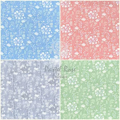 Buy Pixie - Floral Printed 100% Cotton Poplin Fabric ~ Crafts, Clothing, Quilting • 7.80£