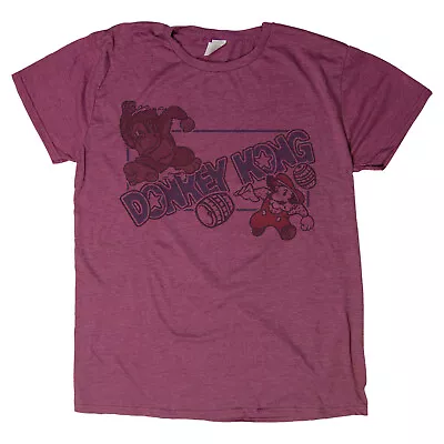 Buy Donkey Kong T-Shirt Retro Arcade Tee Novelty Design Logo Vintage Cool Game Tee • 9.95£