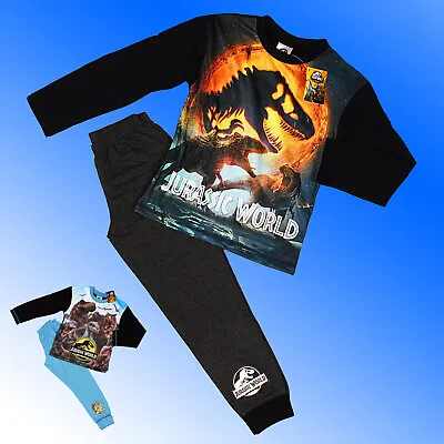 Buy Boys Jurassic World Dinosaur Pyjamas 4-10 Years • 7.97£