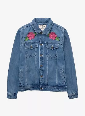 Buy Cakeworthy Disney Beauty And The Beast Denim Jacket Size 3XL New With Tags • 49.99£