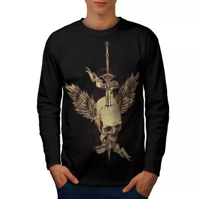 Buy Wellcoda Glory Death Angel Mens Long Sleeve T-shirt, Heaven Graphic Design • 24.99£