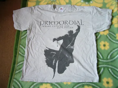 Buy PRIMORDIAL – Rare Old WHERE GREATER... T-Shirt!! Folk, Black, Metal, 07-23 Some, • 23.68£