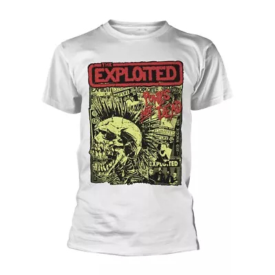 Buy The Exploited 'Punks Not Dead' White T Shirt - NEW • 16.99£