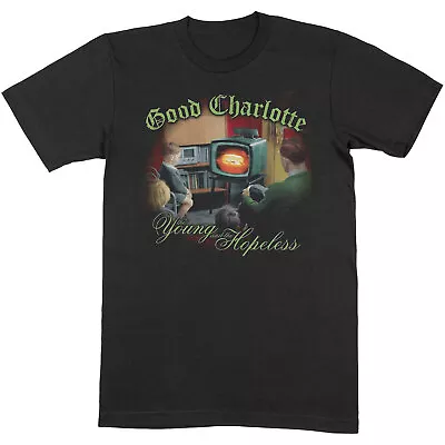 Buy GOOD CHARLOTTE - Official Unisex T- Shirt - Young & Hopeless  - Black Cotton • 17.99£