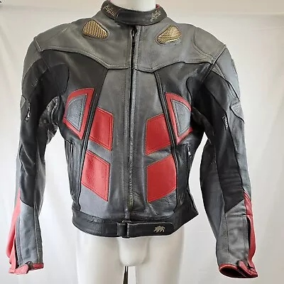 Buy Men's Motorbike Jacket Size 46 By Buffalo. Black/Grey/Red Chest 46  • 9.99£